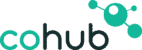 Small Full Color (Green White) Cohub Icon with Transparent Background